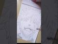 Drawing Gojo From Jujutsu Kaisen 🔥🔥#drawing #shorts #gojo #jujutsukaisen #jjk