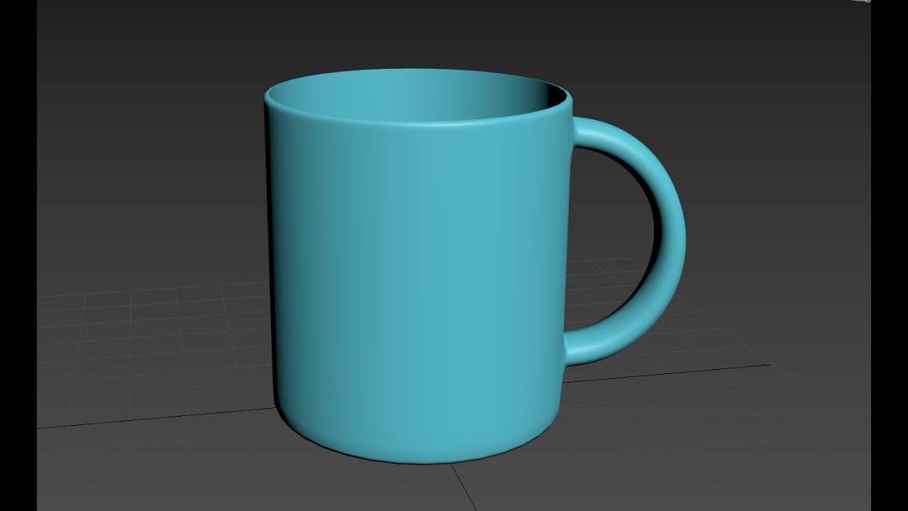 Realistic Coffee Cup Modeling in 3ds Max - YouTube