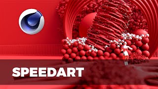 Cinema 4D Speed Art | Red creative - Octane Render