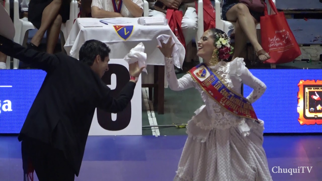 Valeria Morris y Juan Pablo Espinoza. Entrega de los Campeones Mundiales Juvenil. Trujillo 2020