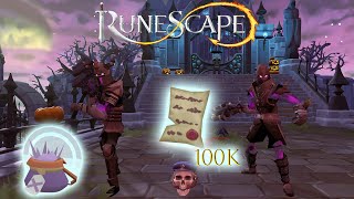 Loot From 100k Last Wills - Can We Get Lucky Halloween Event Ends In A Few Days Runescape 3