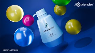 Cosmetic Bottle 3D Animation in Blender || Product Animation &amp; Visualization