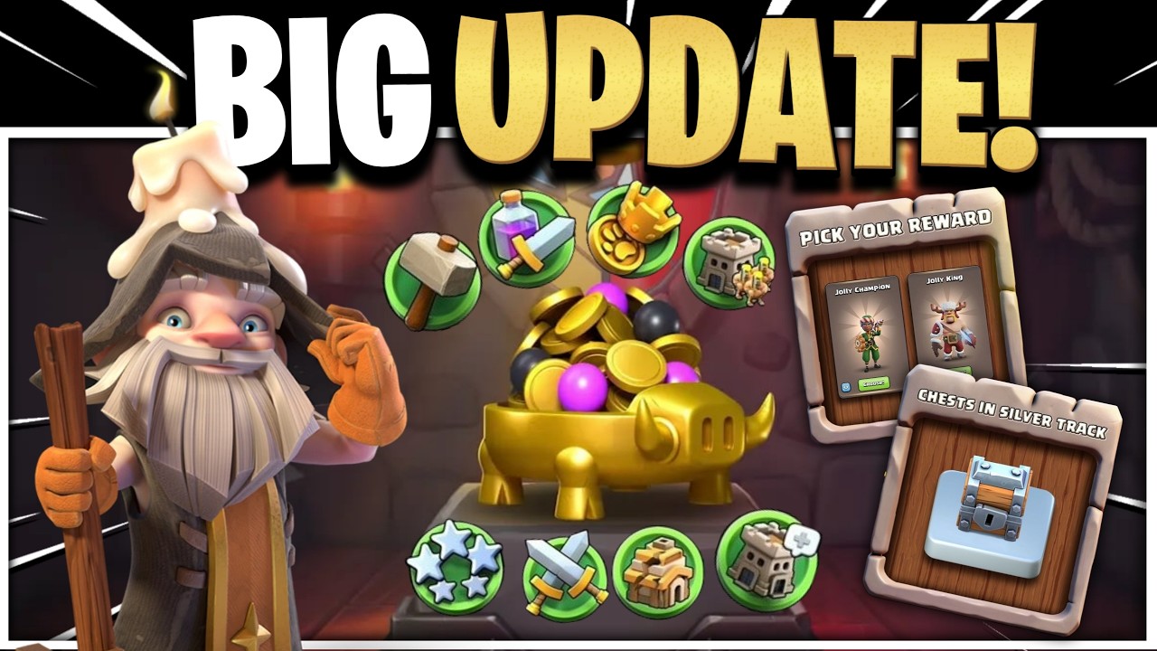 FREE CHESTS, NEW HELPER, 2x HERO SKINS IN NEW GOLD PASS CHANGES | COC NEW UPDATE 2026 EXPLAINED