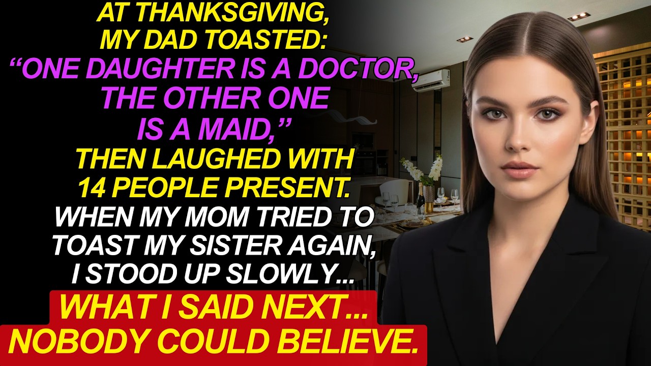 My Parents Introduced Me as “The Maid” at Thanksgiving — One Guest Knew My Real Title.