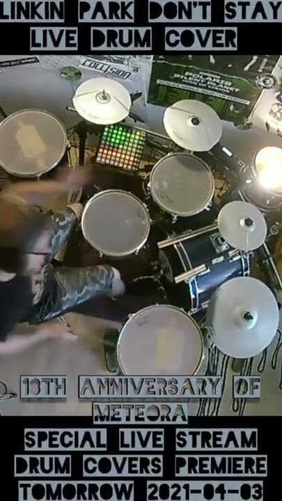 Download lagu Linkin Park's Don't Stay (Live Drum Cover premiere tomorrow - 2021-04-03)