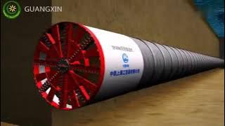 Download lagu GuangXin EPB pipe jacking machine project introduction