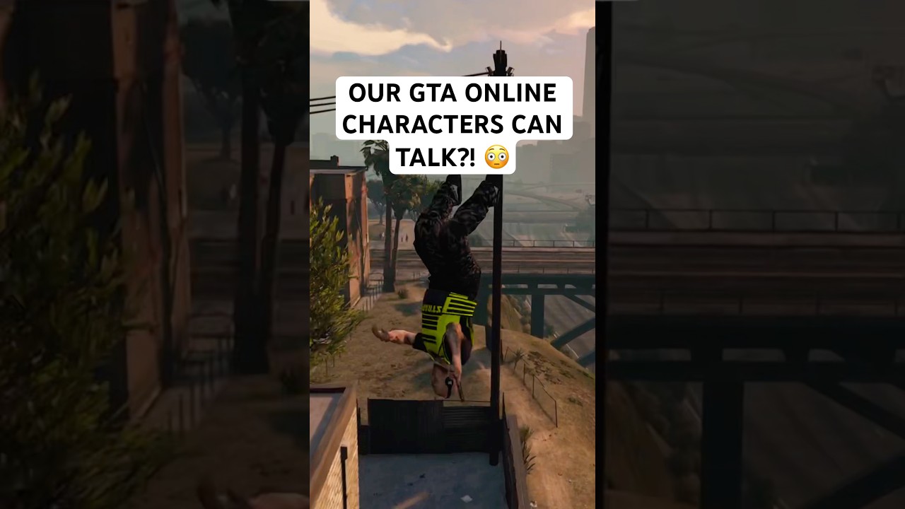 GTA ONLINE CHARACTERS CAN TALK! 