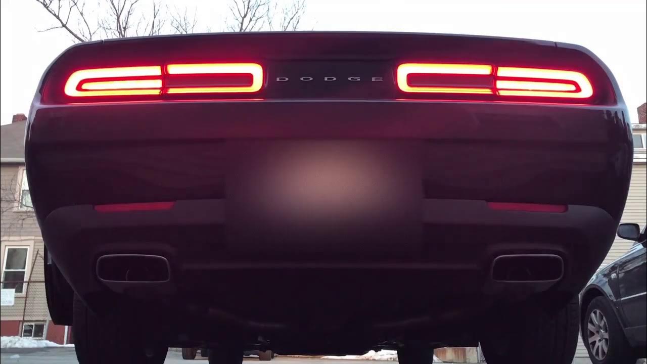2015 Dodge Challenger SXT Resonator Delete with Stock Mufflers YouTube