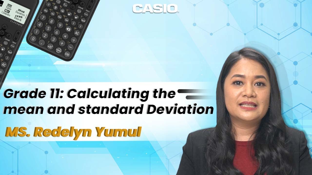 CALCULATING THE MEAN AND STANDARD DEVIATION - YouTube