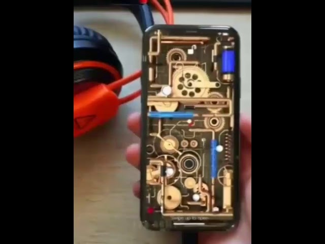 3d Clock Mechanism Live Wallpaper Youtube