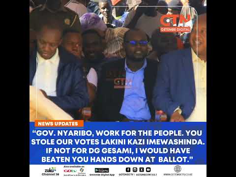Former Borabu MP Ben Momanyi Takes Aim At Nyamira Governor Nyaribo Hakuna Kazi Inafanyika Nyamira