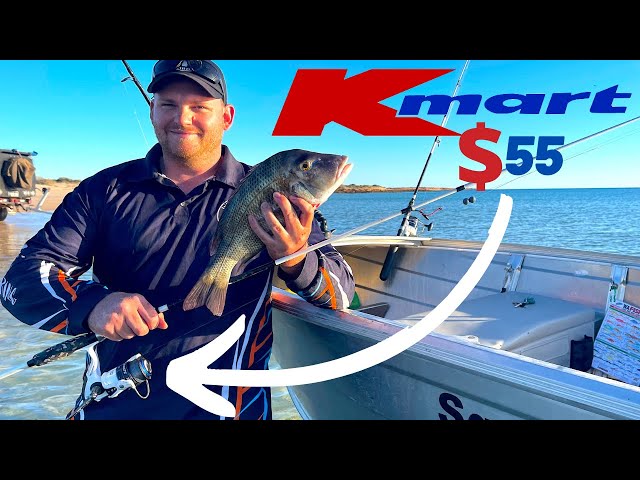 KMART FISHING ROD CHALLENGE, Catch & Cook