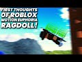This Roblox Motion Euphoria Ragdoll IS SUPER FUN &amp; Got Some Potential! (First Thoughts!)