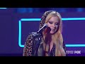 Avril Lavigne performs Shania Twain tribute and presents ACM Poet