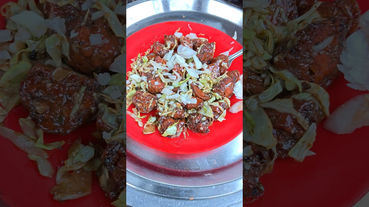 dry Manchurian recipe in india style of Maharashtr 