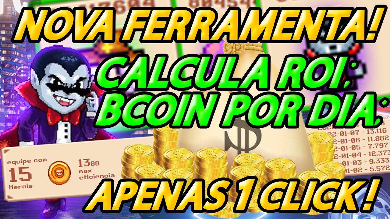 NOVA FERRAMENTA PARA CALCULAR ROI / PAYBACK NO BOMB CRYPTO!
