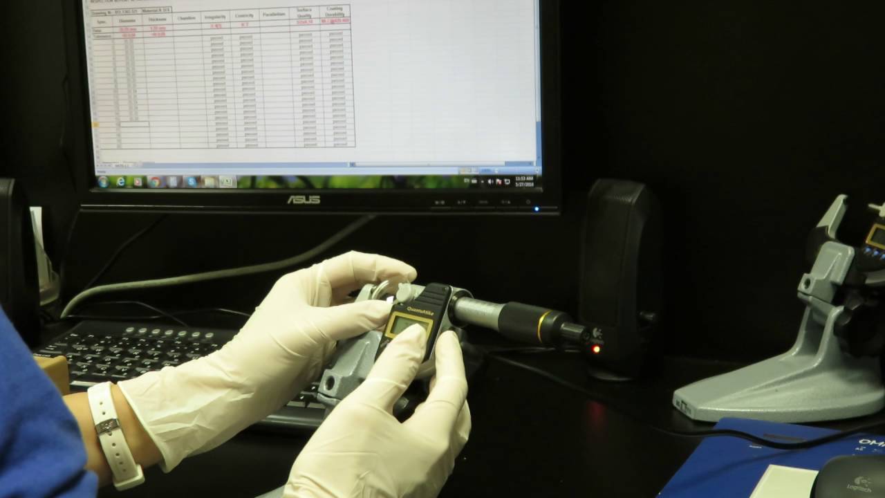 MEASUREMENT OF THE DIMENSIONS OF OPTICAL LENSES. CREATION OF AN