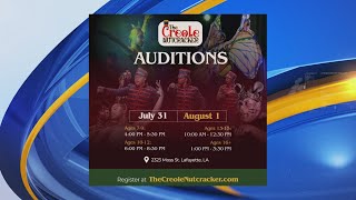 Auditions for 2026 The Creole Nutcracker next week
