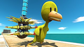 Creppy Monsters Rotating Trap Path Challenge - Animal Revolt Battle Simulator