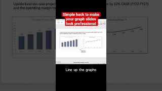 Hack to make graphs look professional #finance #financialanalyst #powerpoint