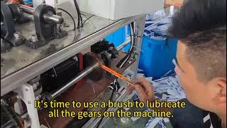 Straw Packing Machine Lubrication Maintenance Cv Tiger Machine Wonogiri