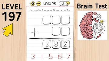 Brain Test Level 197 Complete The Equation Correctly.