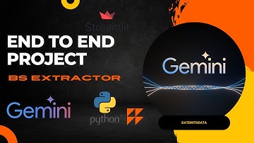 End-To-End Generative AI Project | BankStatement Extractor  | Google Gemini | LLM Project