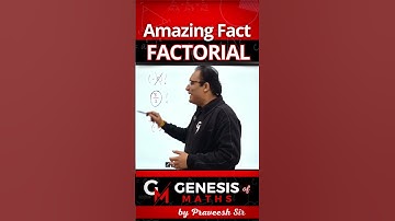 99% People failed to know this | Amazing Fact about Factorial | #shorts #math #ytshorts #mathshorts