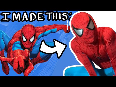 MAKING the SPIDER-MAN COSPLAY from your CHILDHOOD