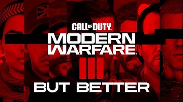Fixing Modern Warfare III
