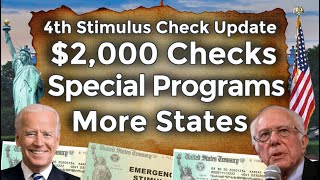 More Approved!! 4th Stimulus Check Programs State UBI Universal Basic Income Fourth Package UPDATE
