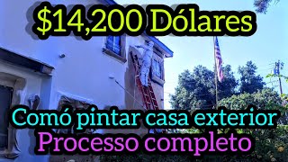 Como pintar casa exterior airless, staccó, proceso completo, paso a paso! para principiantes!