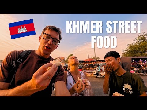 Cambodian Street Food With a Local Guide | Siem Reap Night Market Experience