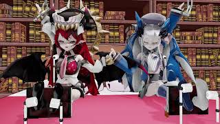 Vtubertickle水ノレヴィ&絳ヰサタン くすぐりMmd