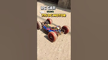 Rc car using 775 dc motor #shorts #rccar #dc #experiment