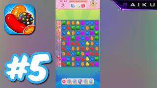 Candy Crush Saga - Playthrough Gameplay Part 5 (Android, iOS) screenshot 5