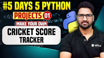 Python Project with Code | Cricket Score Tracker | 5 Days 5 Python Projects