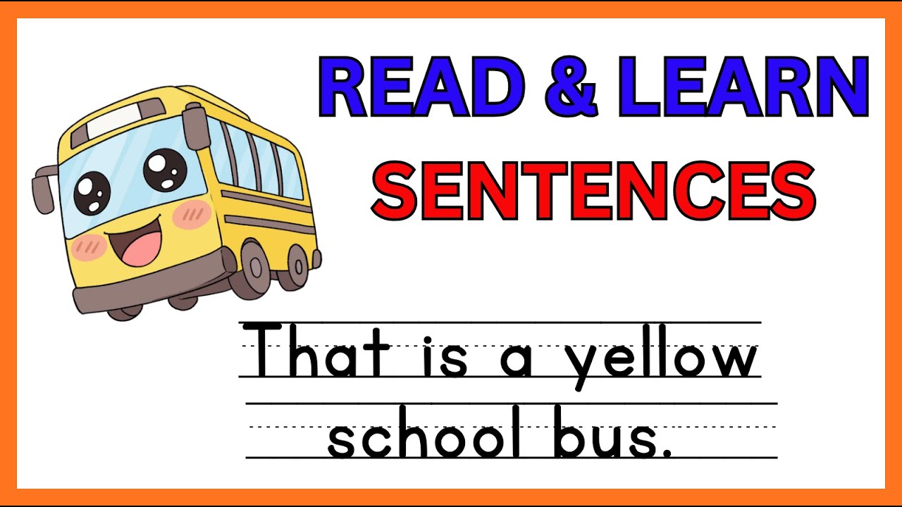Kids Read & Learn Sentences Part 6 ---- Build Reading Skills with Fun ...