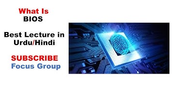 What is BIOS || Operating System || Lecture in Urdu/Hindi