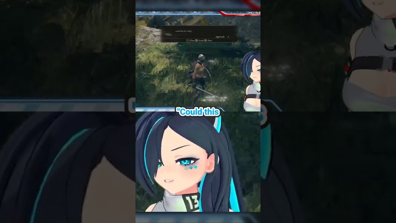 Vtuber finds a dog! #shorts