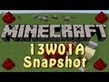 Minecraft 13W01A Snapshot: Redstone Blocks, Comparators, and More!