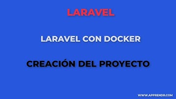 Curso de Laravel . Instalar laravel con sail y docker