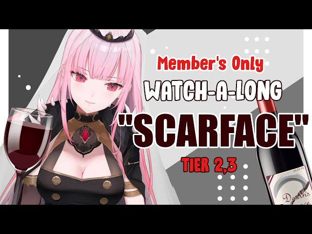 【MEMBER'S ONLY】"Scarface" (1983) Wine Party Watch-a-Long! #hololiveEnglish #holoMythのサムネイル