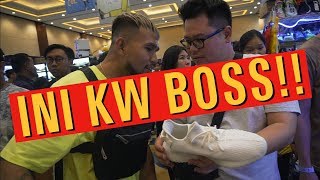 PAKE YEEZY SUPER KW KE SNEAKER DAY!! MALU ABIS KEGEP??!