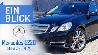 Mercedes E2 Cdi W212 12 Die E Klasse Mit Ecken Und Kanten Vorstellung Test Kaufberatung Youtube