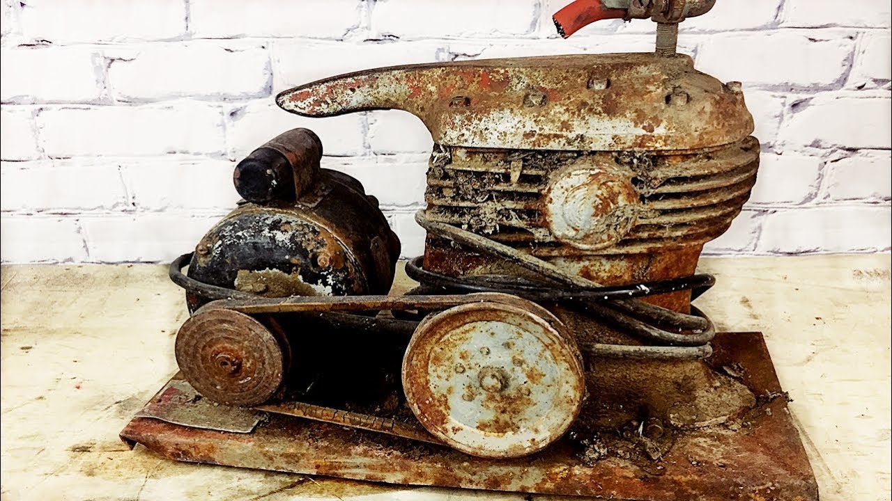 1929 Air Compressor Restoration - Restored to New Condition - I Didn't Think It Would Run