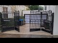 Bi-Fold Gates for Tapered Driveway - by The Motorised Gate Company