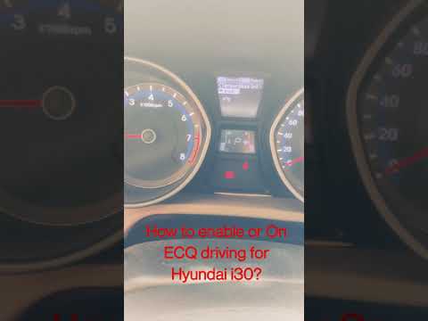 HOW TO ENABLE or ON ECO mode driving for HYUNDAI i30? #shorts - YouTube