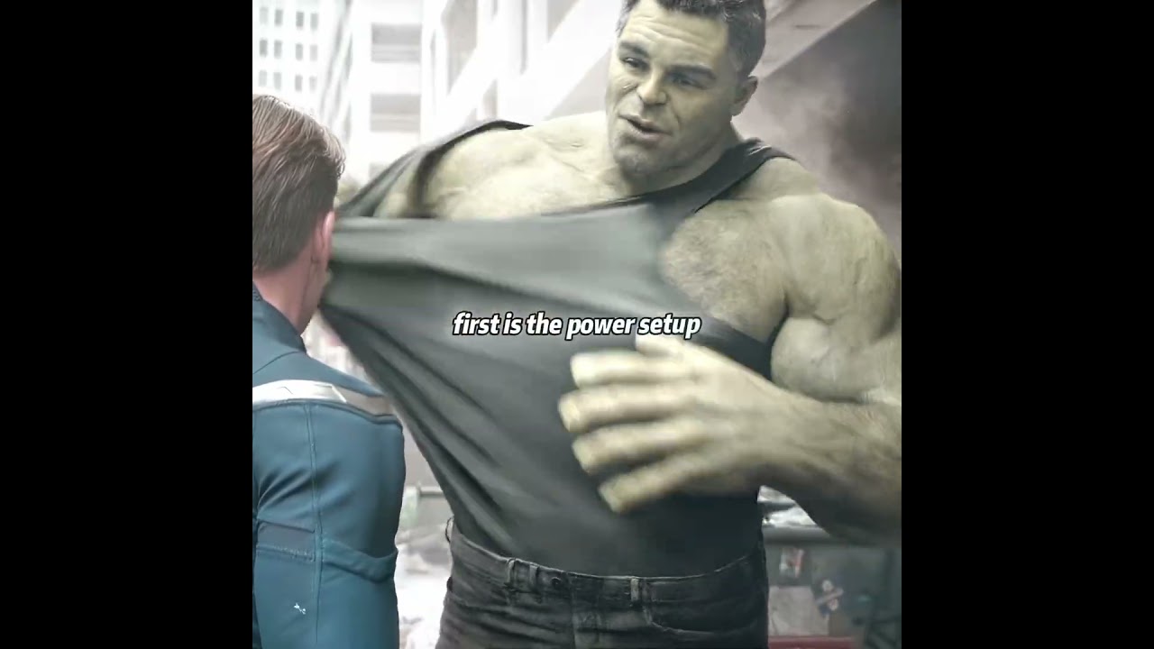 Why is the Hulk getting smaller and smaller? #marvel #movie #foryou #usa #fyp #shorts #funny
