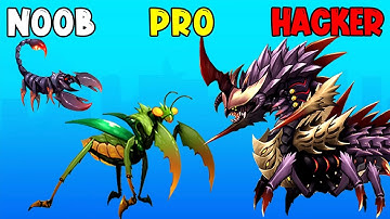 NOOB vs PRO vs HACKER - Insect Evolution Full Gameplay Android,iOS (Part 226)
